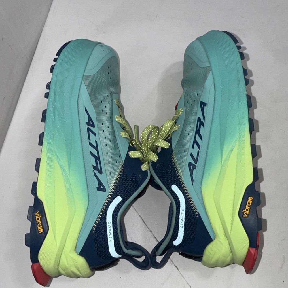 Altra Olympus 6 Ombré Blue Athletic Gym Athleisure Trail Running Shoes Womens 11 - Picture 5 of 16